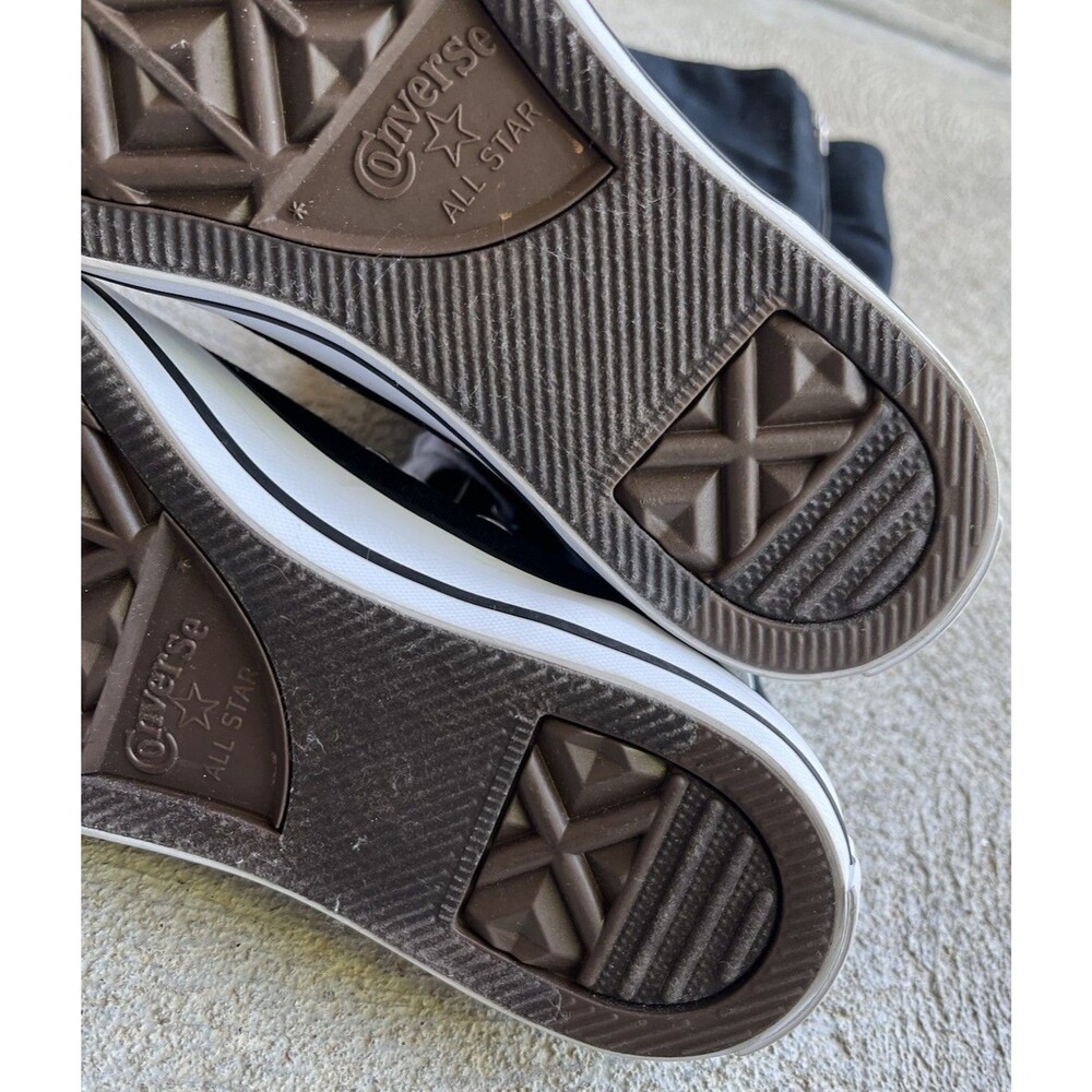 Converse All-Star Women's 7 Men's 5 Tall Knee High Sneakers 1V708 - Black - Picture 11 of 12